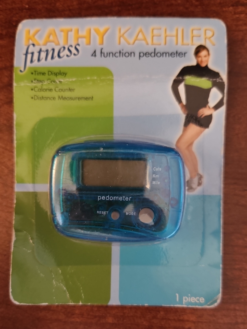 New Kathy Kaehler Blue Pedometer